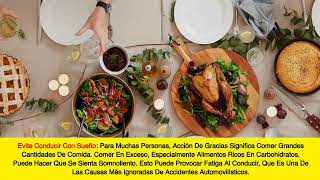 Consejos de seguridad para conducir en Acción de Gracias