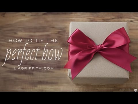 How to Tie the Perfect Bow