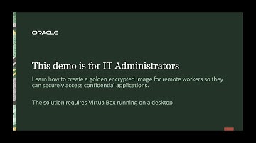 VirtualBox Demo 2 - How to create a secure remote work environment (For IT Managers)