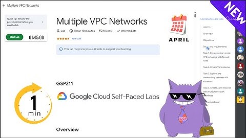 Multiple VPC Networks | #2025 | #GSP211 |#qwiklabs |Solution