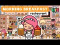 MORNING BREAKFAST RESTAURANT DESIGN!! 💕🥞🍳💖 | Update Toca Life World