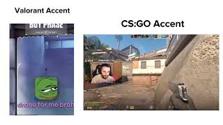 Valorant Accent vs CS2 Accent