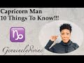 Capricorn Man 10 Things to Know!!