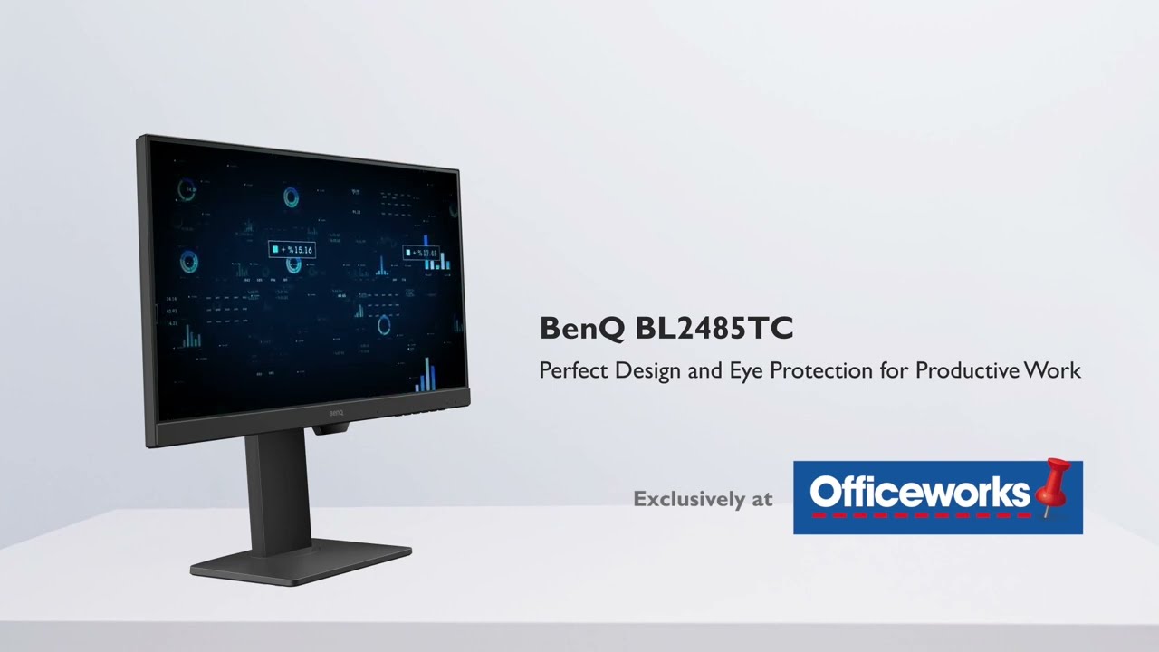 BenQ Eye-care 24in USB-C with Daisy Chain Function - Officeworks Exclusive Monitor BL2485TC