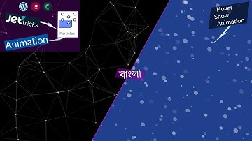 Jettricks Elementor Particle Background Effect Bangla Tutorial