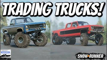 SnowRunner - TRADING SHORT BED CUMMINS SQUAREBODY FOR CREW CAB LONG BED SQUAREBODY!