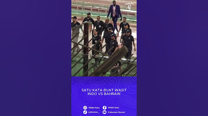 Satu Kata Buat Wasit Indo Vs Bahrain