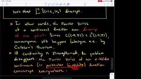 Introduction to Fourier analysis: Lecture 5