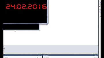 Microsoft Visual Studio ile Ders 2 Dijital Saat Yapımı