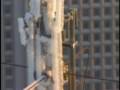 Ice buildup on World Trade Center TV mast