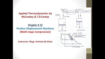 Lecture # 03| Multistage compression |Positive Displacement Machines| Engr. Arshad Ali Khan