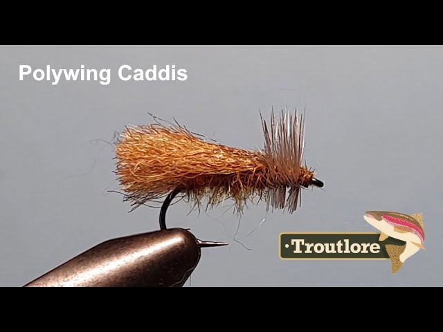 Tabanas Fly Parachute Sedge -Troutlore Fly Tying #tieyourown 