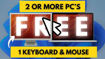 How To Control 2 Computers With 1 Keyboard & Mouse!