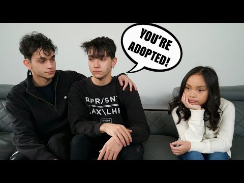 TELLING OUR LITTLE SISTER SHE'S ADOPTED