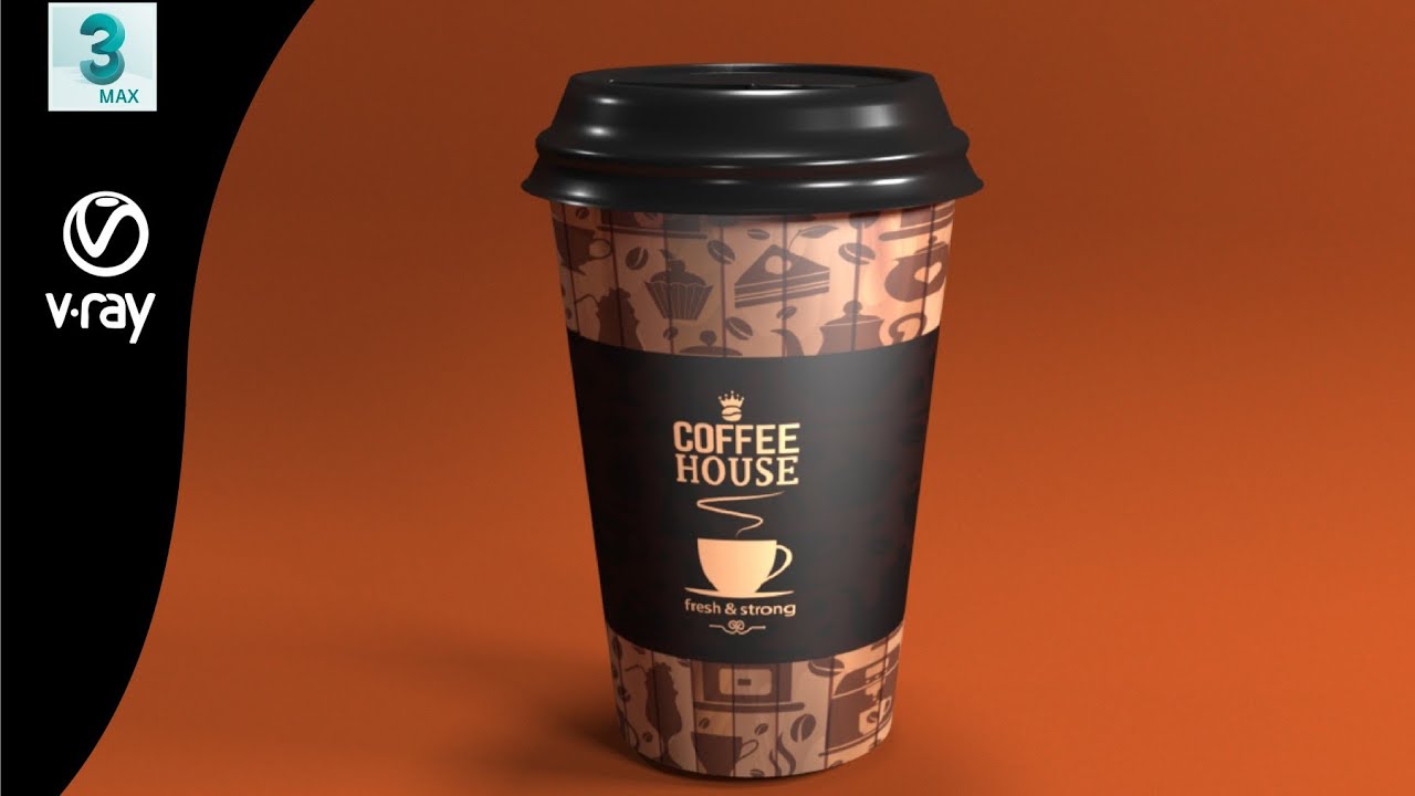 #3D#modeling#animation#vray#3dsmax# Coffee cup modeling in 3ds max ...