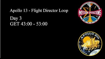Apollo 13 - Flight Director Loop (GET: 43:00 - 53:00) Part 7