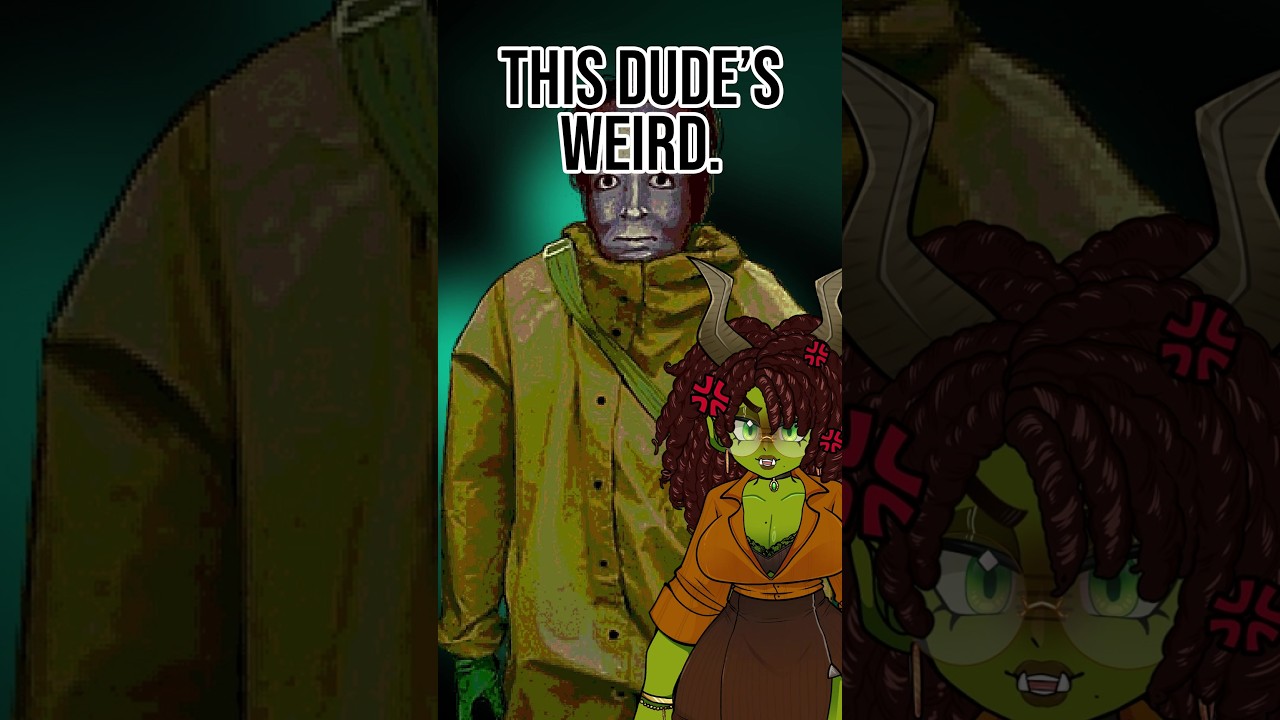 It's not my fault! That dude was *weird*!