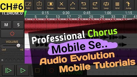 Professional Chorus Mobile Se || Chapter#6 || Audio Evolution Mobile Studio Tutorial