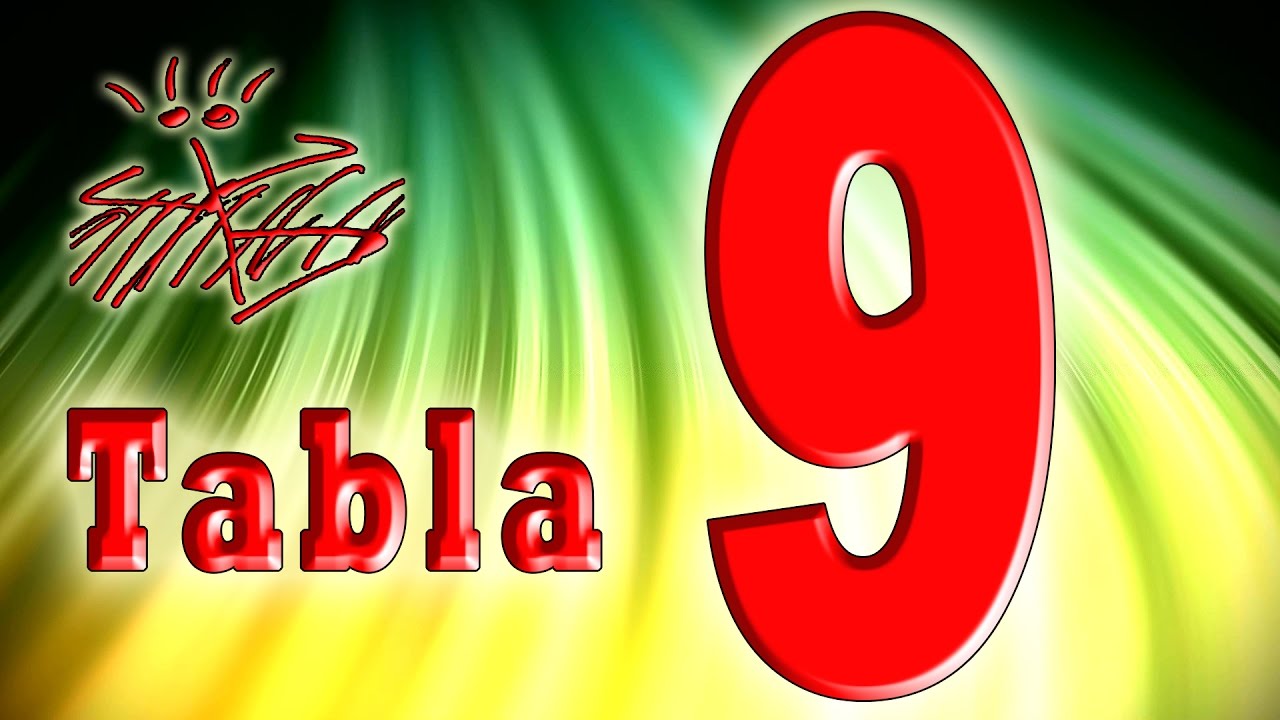 Tabla del 9 para niños Truco para aprender la tabla de multiplicar