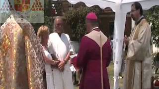 Superior General of SPLXIII celebrating / blessing a wedding in Bulgaria