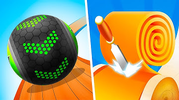 Spiral Roll vs Going Balls - All Levels Gameplay SpeedRun Walkthrough Android, IOS - NEW GAMES!