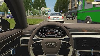 City Car Driving - Audi A8 4.0 TFSI Quattro | Street Racing screenshot 5