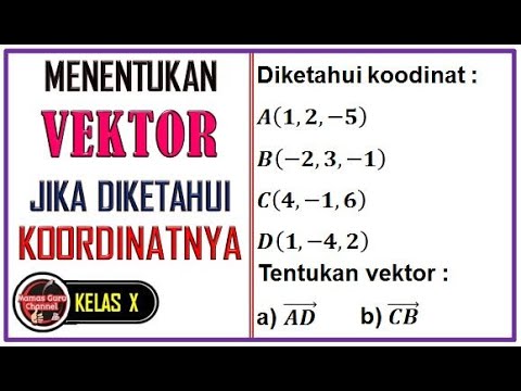 Video: Cara Mencari Koordinat Akhir Vektor