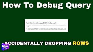 Details How to debug query (Step by Step) Update
