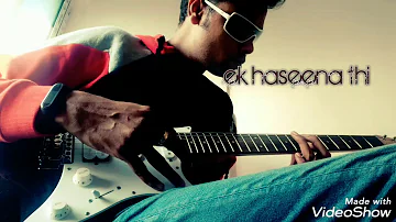 Karz theme guitar cover #Karz #KarzTheme #Ek Haseena Thi #VISHAL025