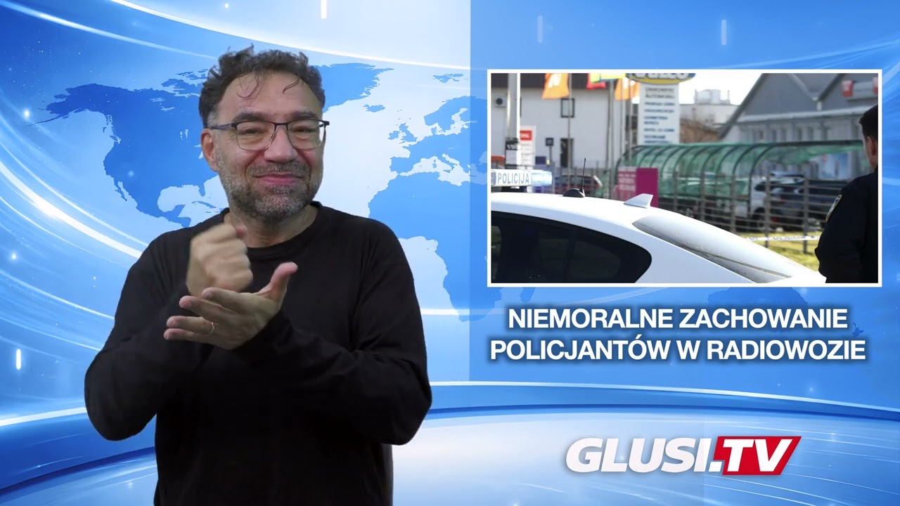 Niemoralne zachowanie policjantów w radiowozie