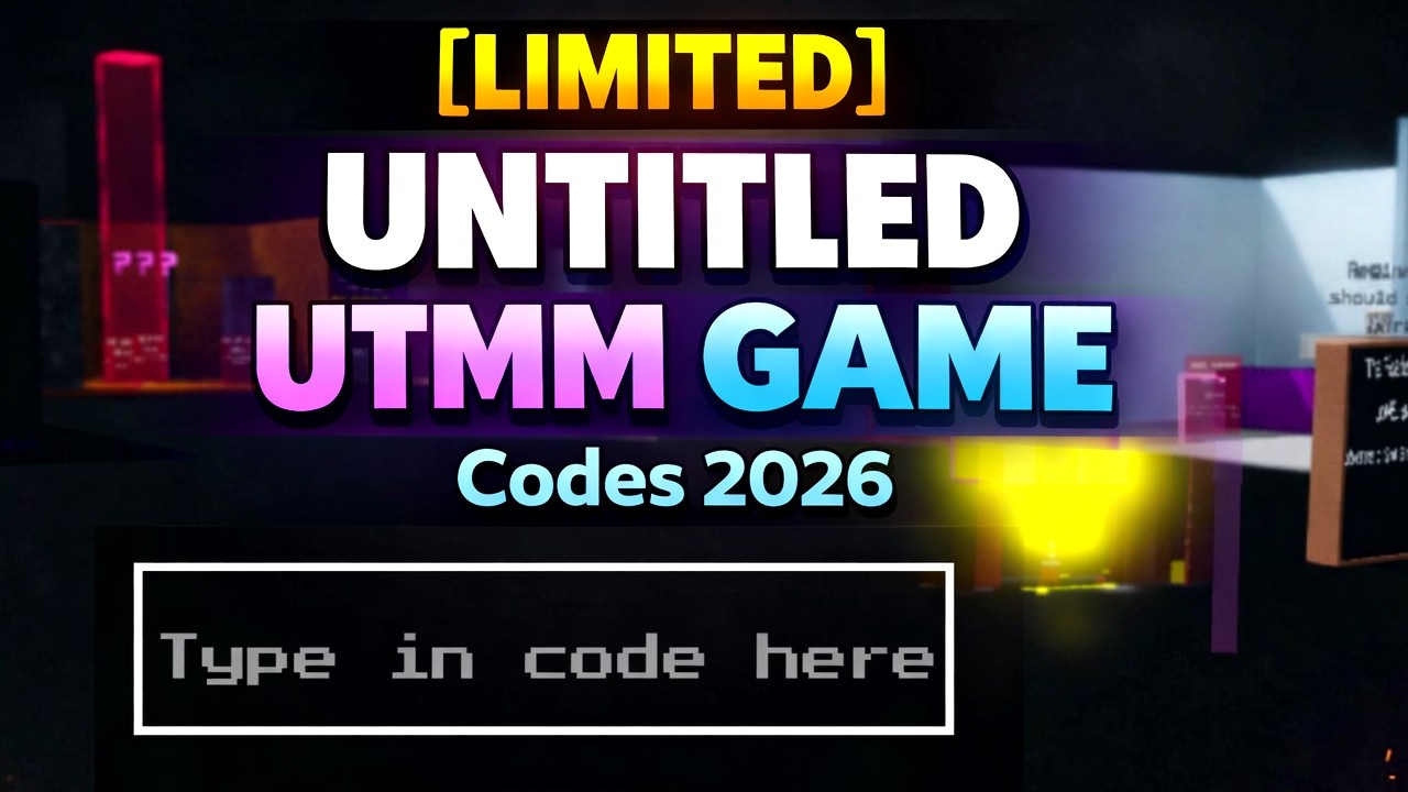[LIMITED] UNTITLED UTMM GAME Codes 2026 *Roblox* ( How To Activat Codes ...