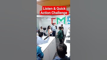 Thumbnail of Listen & Action Challenge #quickgame #teambuilding #listeningskills  #creativegames  #funfriday
