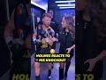 Holmes react to his CRAZY KO! #shorts