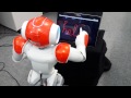 Nao writing nao robot writes on a tablet via ros