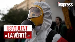 Incendie de l'usine Lubrizol à Rouen : des manifestants demandent 