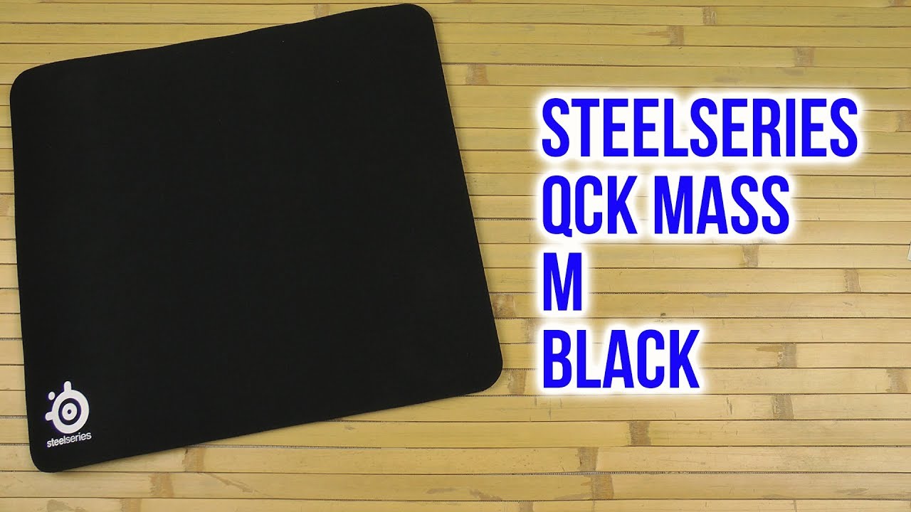 Распаковка SteelSeries QcK Mass M Black