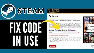 How To Fix Rockstar Activation Code Already In Use Steam (2025) - Step By Step
