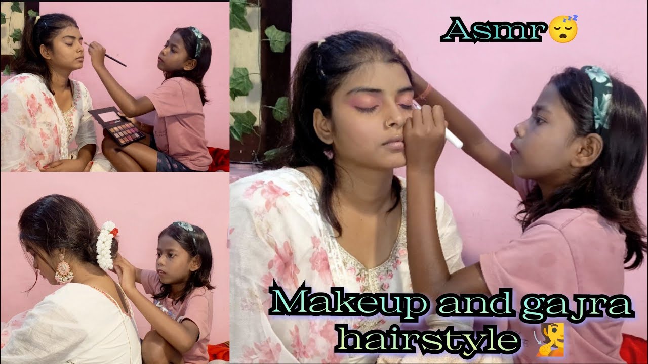 ASMR | 😴lil girl Bharti is going to do my makeup 💄 and hairstyle 🧏 for relaxation 😴