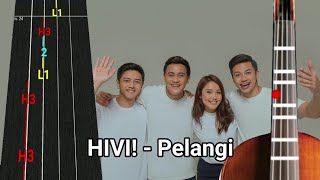 Download lagu HIVI! - Pelangi (tutorial tab biola)