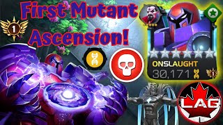 My First Mutant Ascension Onslaught!! Strongest Mutant In The Game? Rank Up & Gameplay! Necro! MCOC