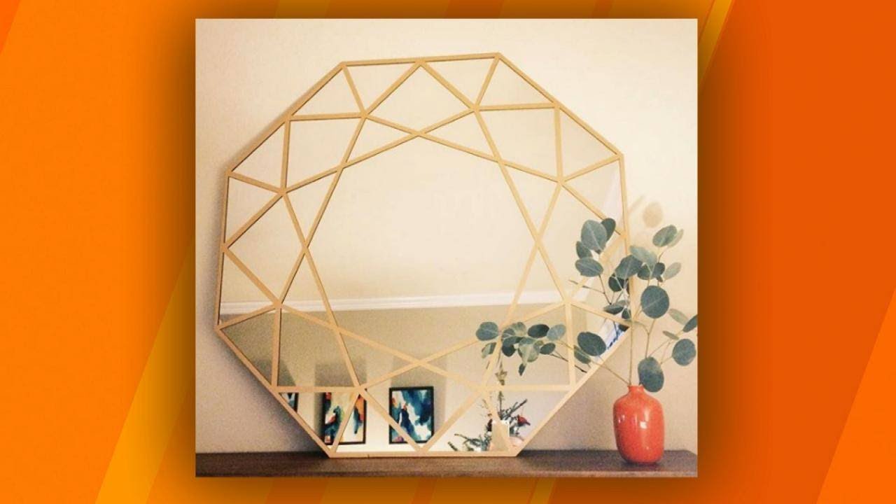 The "Property Brothers" Show You How To DIY $500 Geometric Mirror For Under $50 | Rachael Ray Show