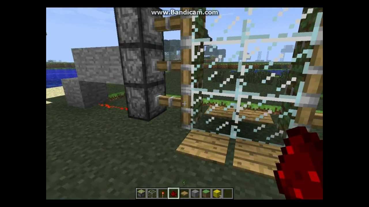 二分鐘內速成 Zfkbsxplayer Minecraft 自動門 Youtube