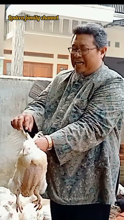 Cara potong ayam tanpa bantuan orang lain#shot