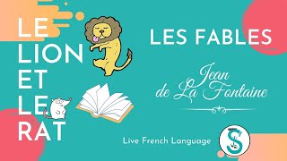 Apprendre le français 🇫🇷 avec les fables de La Fontaine - Le lion 🦁 et le rat 🐭