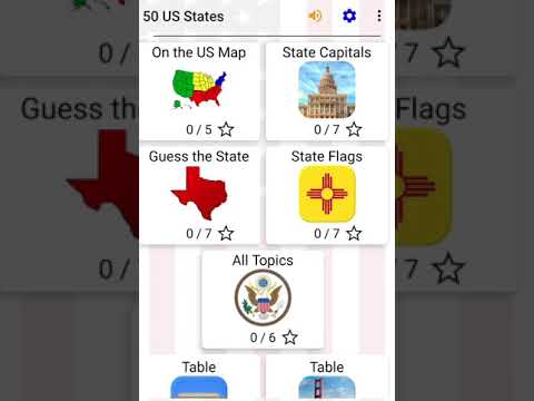 50 US States - American Quiz