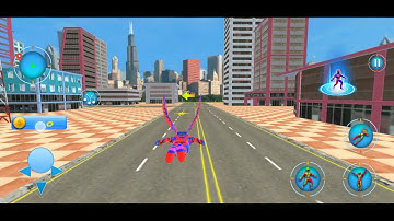 Superhero Robot Hero: Flying Robot Speed Hero gameplay walkthrough |