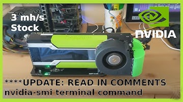 Nvidia Tesla K80 Crypto Mining Ethereum