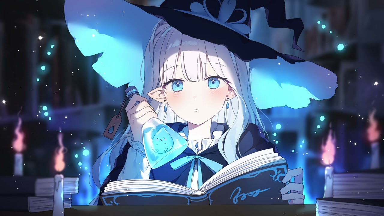 asmr. 파란 마녀가 잠들 수 있게 도와줄게요!