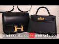 MINI KELLY vs MINI CONSTANCE IN-DEPTH REVIEW | Ultimate HERMES MINI BAG Showdown