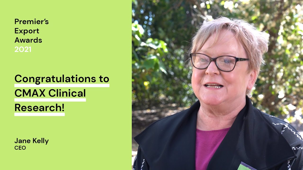 Congratulations to CMAX Clinical Research Premier's Export Awards